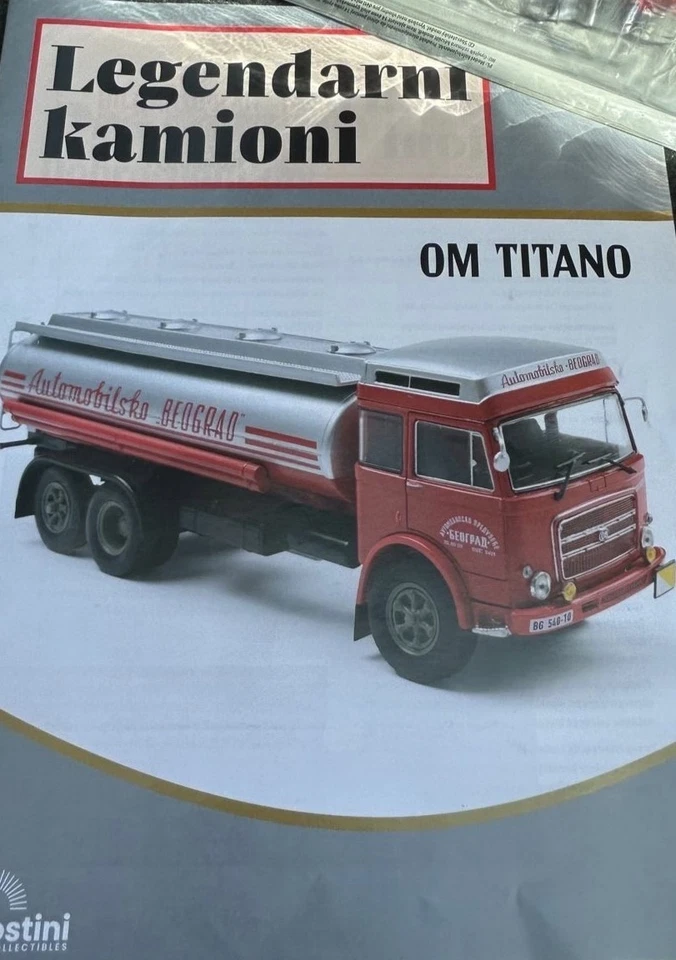 1:43 Camion (Truck) OM Titano - Automobilsko Beograd Jugoslavia DeAgostini - Immagine 2 di 2