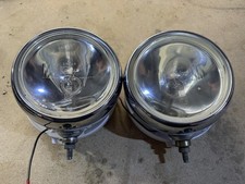 CIBIE OSCAR 7 INCH ORIGINAL CLEAR SPOT LIGHTS LAMPS + COVERS RALLY RACE FORD VW 