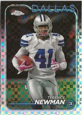 2024 Topps Chrome Terence Newman Xfractor SP Dallas Cowboys