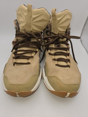 Rax Wild Wolf School Hiking Shoes Men Size 12 Tan High Top Lace Up Hiking Boots