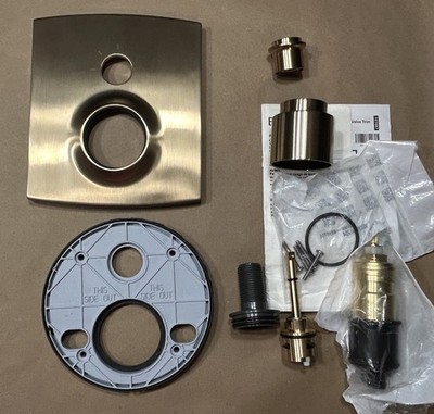 Brizo T75506-GLLHP Thermostatic Valve Trim with 3 Function Diverter, Luxe Gold