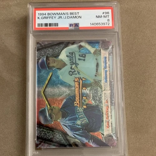 Bowman's Best 1994 Ken Griffey Jr./Johnny Damon #96 PSA 8 Baseball Royals