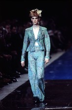 Yohji Yamamoto Spring 1996, runway items, silk skirt set, size S/SS