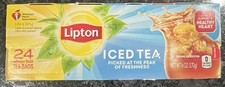 Lipton Iced Tea Bags Picked At The Peak of Freshness 6 oz 24 Count