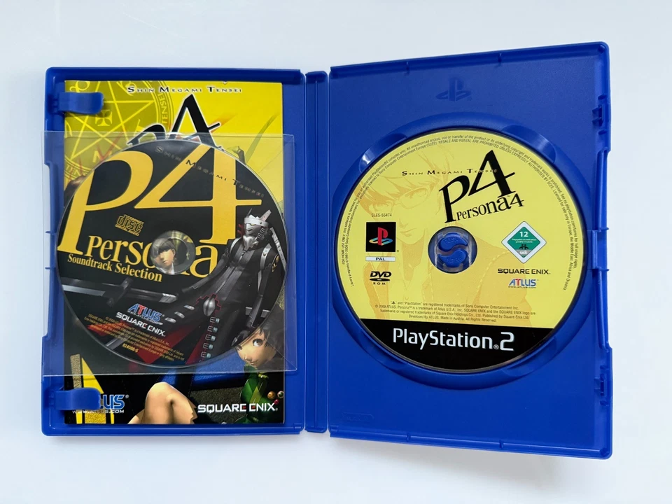 Persona 4 PS2 - UK PAL VGC CIB with Soundtrack - Natural Disc - Tracked - Image 4 of 4
