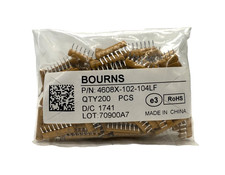 Lot of 200x BOURNS 4608X-102-104LF Fixed Network Resistors, 4.7k Ohm ±2% 300mW