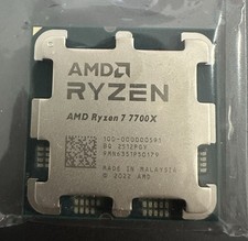 AMD Ryzen 7 7700x Processor 5.4 GHz, 8 Cores, LGA 1718/Socket AM5 Box Open Box