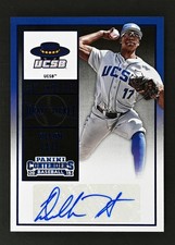 2015 Panini Contenders #2 Dillon Tate AUTO College Ticket Autographs Blue Foil