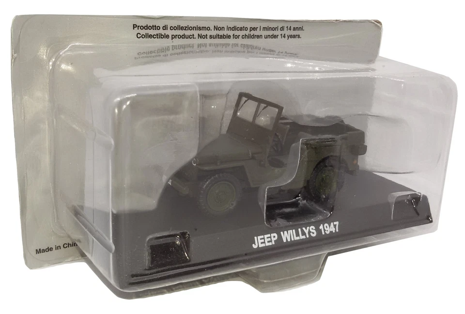 Carabinieri Jeep Willys 1947 1/43 Diecast Esercito Italiano - Immagine 2 di 2