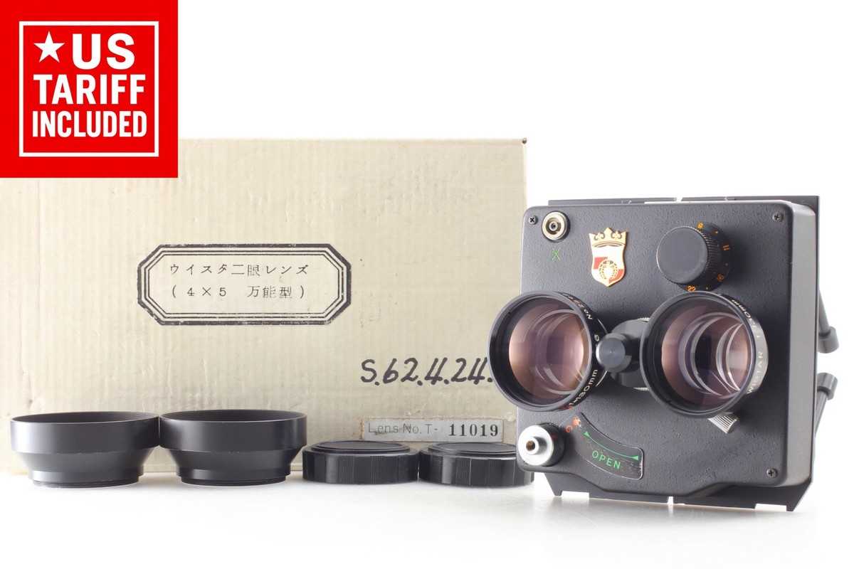 MINT in Box】WISTA WISTAR 130mm f/5.6 TLR 4x5 Large Format Lens