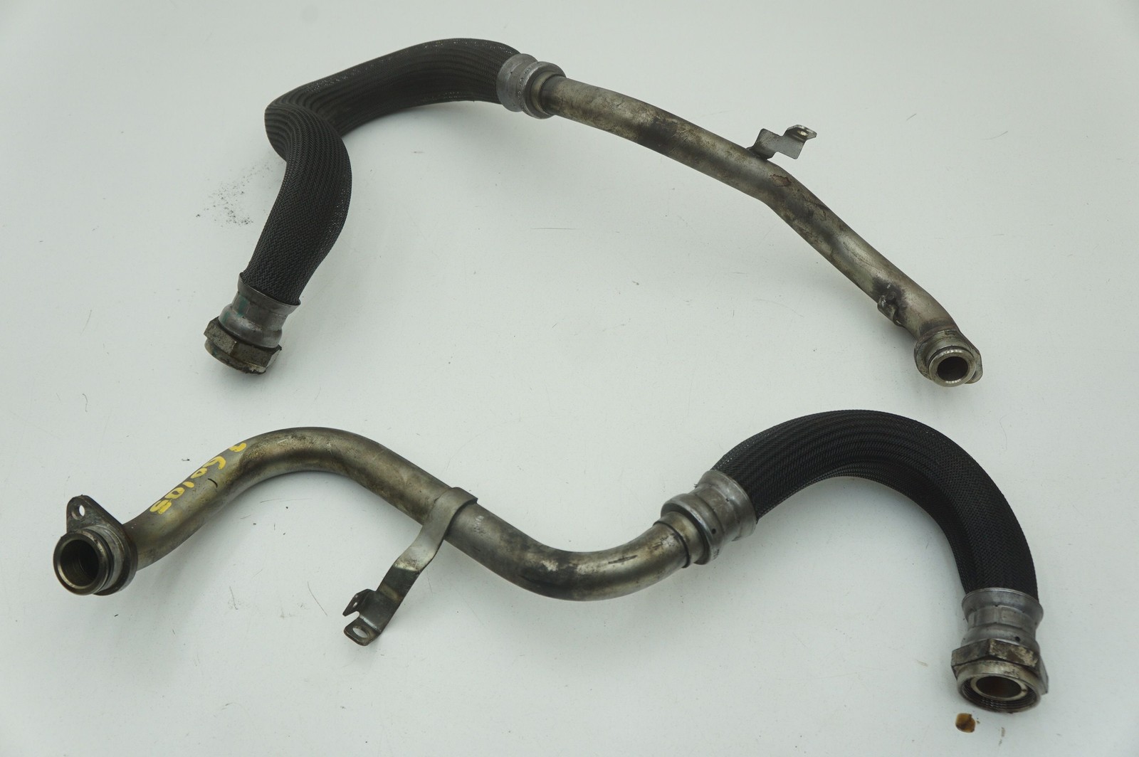 Set 2 Engine Cooler Pipe Outlet Hose Line OEM 6G33-9N778-AC Aston Martin V8 2008