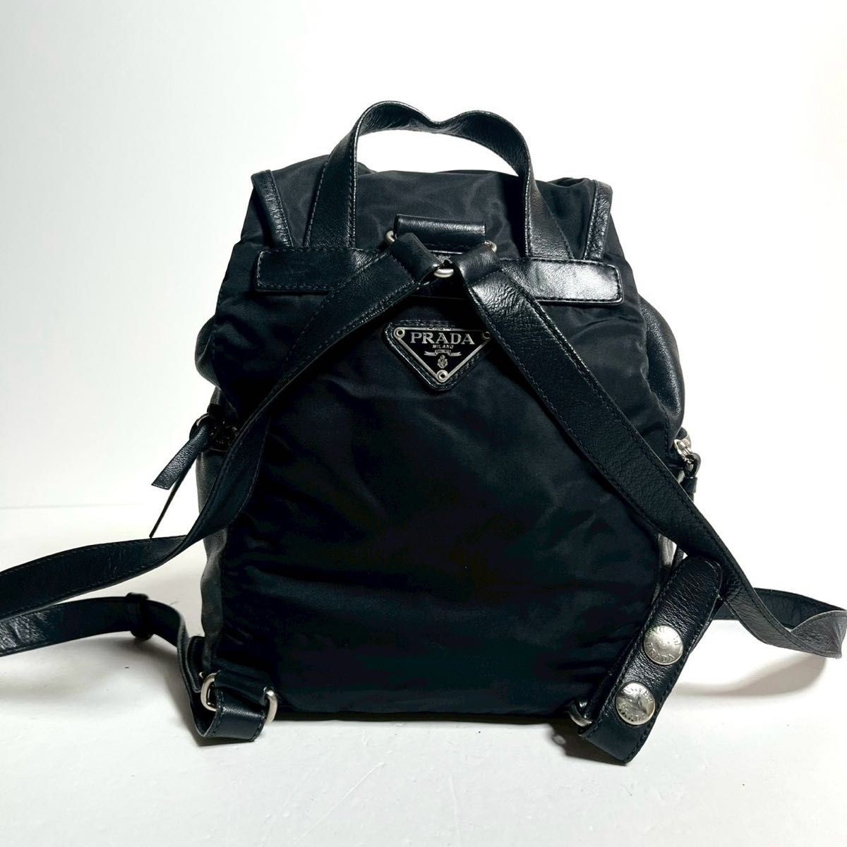 Rare extremely good condition PRADA backpack tess… - image 3