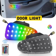 Rgb Led Interior Door Courtesy Lights Clear Lens Fit 1997-2003 Ford F-150 Pickup Rgb Led Interior Door Courtesy Lights Clear Lens Fit 1997-2003 Ford F-150 Pickup
