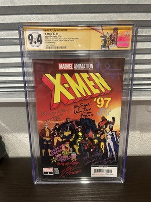 X-MEN '97 #1 2nd Print CGC 9.4 SS Custom X-Men '97 Label X7 Signatures