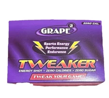 Tweaker Energy Shot Energy Support Grape 2 Oz 12 Count
