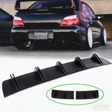 Rear Lip Bumper Diffuser Spoiler Splitter Shark 10-fins For Subaru Wrx Sti Rear Lip Bumper Diffuser Spoiler Splitter Shark 10-fins For Subaru Wrx Sti