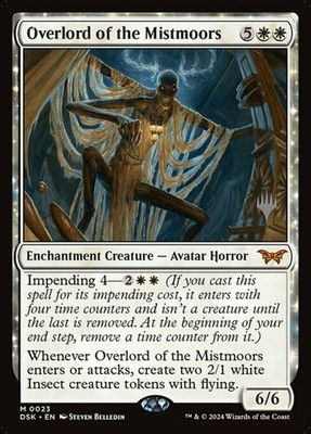 Overlord of the Mistmoors - Foil - Promo Pack Light Play, English Magic the Gath
