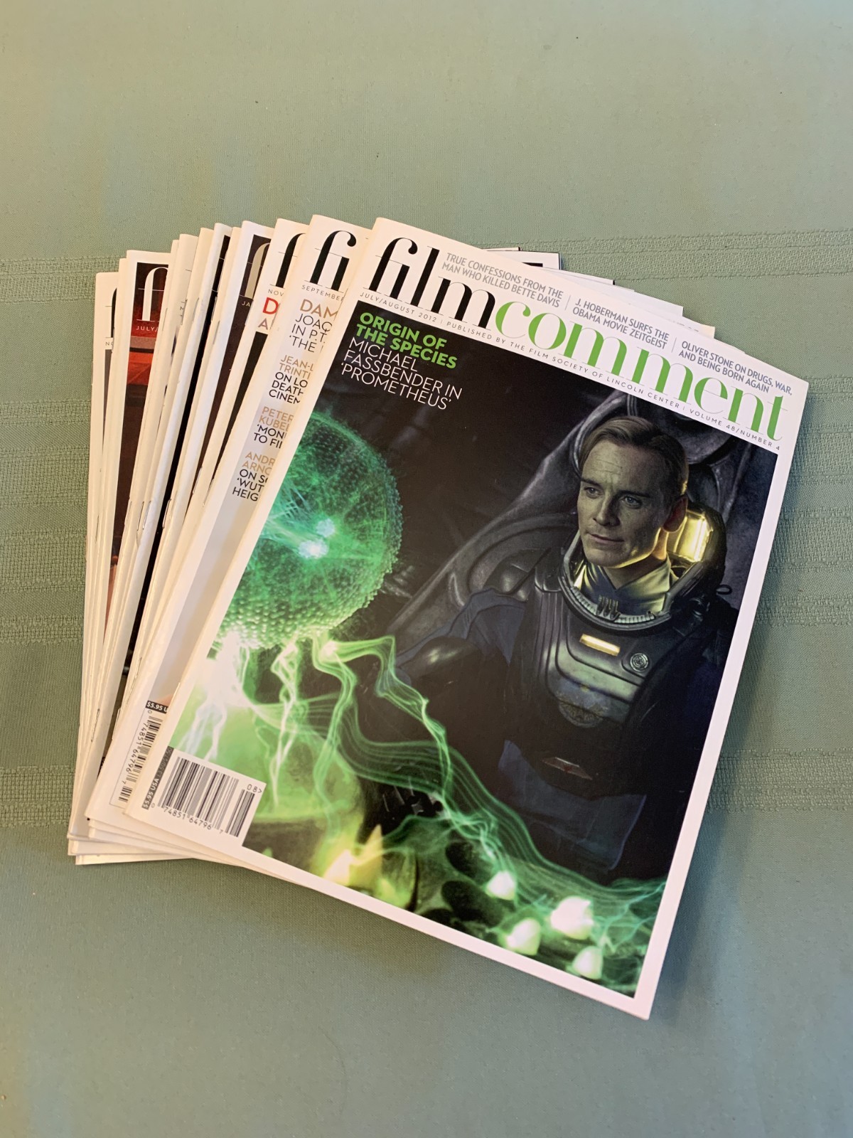 Lot of 12 FILM COMMENT Magazines from 2012 - 2015