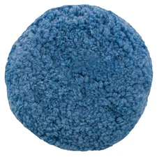 Presta 890144 Rotary Blended Wool Buffing Pad Blue Soft Polish