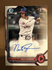2022 Bowman Draft Nate Furman Chrome Draft Pick Rookie Prospect Auto #CDA-NF