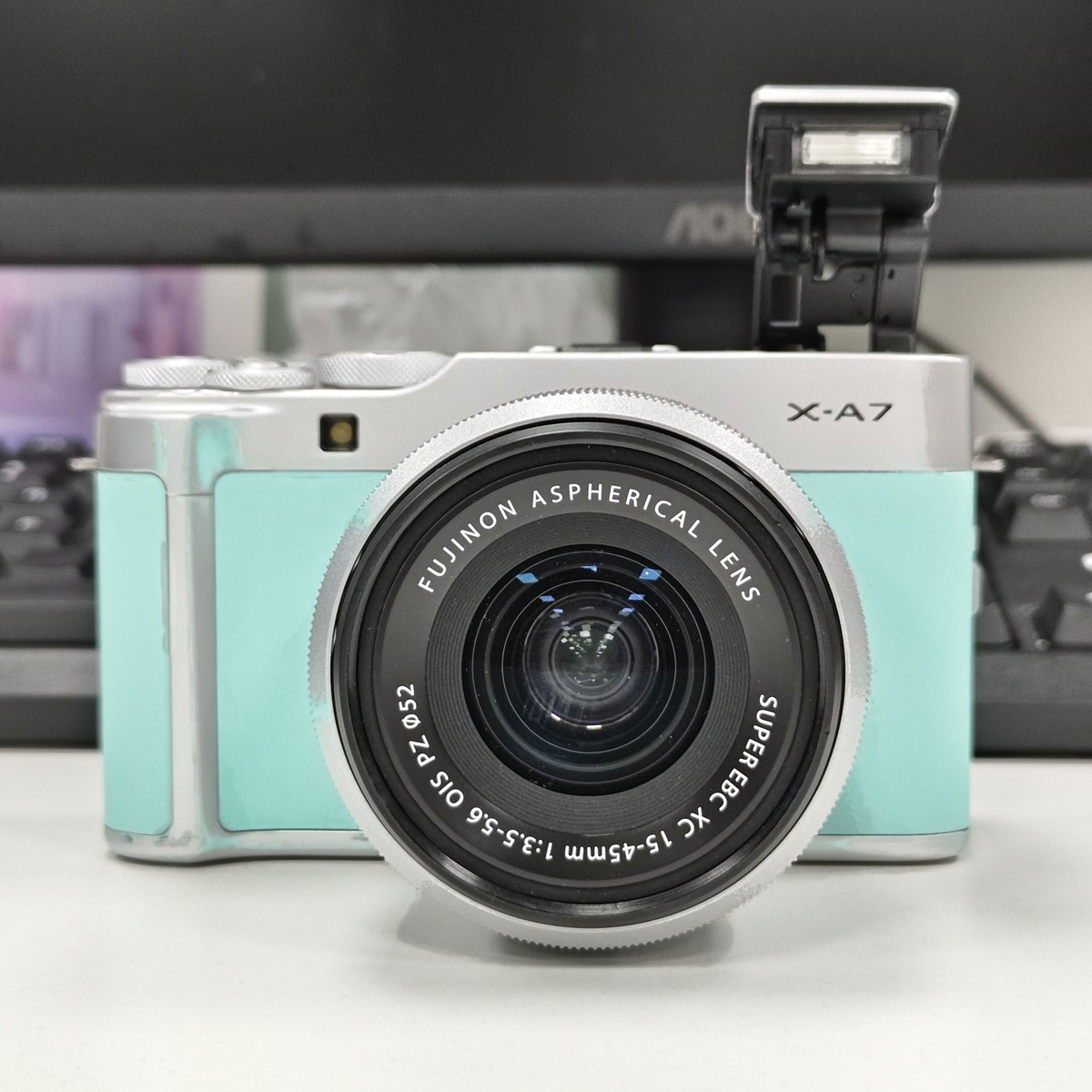 Fujifilm Fuji X-A7 24.2MP Mirrorless Camera Blue with XC 16-50mm