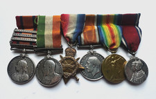 Boer War & WW1 6 Medal Group Named 1st Hrs Argyll & Sutherland Highlanders NR