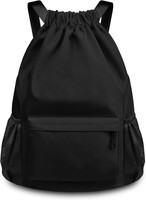 Turnbeutel, GroßE KapazitäT Sportbeutel FüR Herren Damen Kordelzug Rucksack Mit