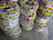 Southwire 12/2 250 ft Solid Copper MC Cable 600V Silver Sheath Building