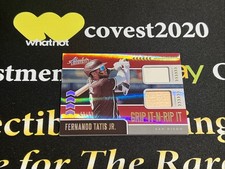 2020 Panini Absolute Fernando Tatis Jr. Grip It-N-Rip It Dual Relic RED #40/99