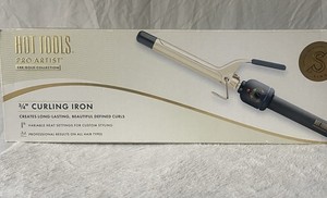 Hot Tools Pro Artist 24K Gold 3/4 in Curling Iron 430°F Swivel Cord HT1076BG