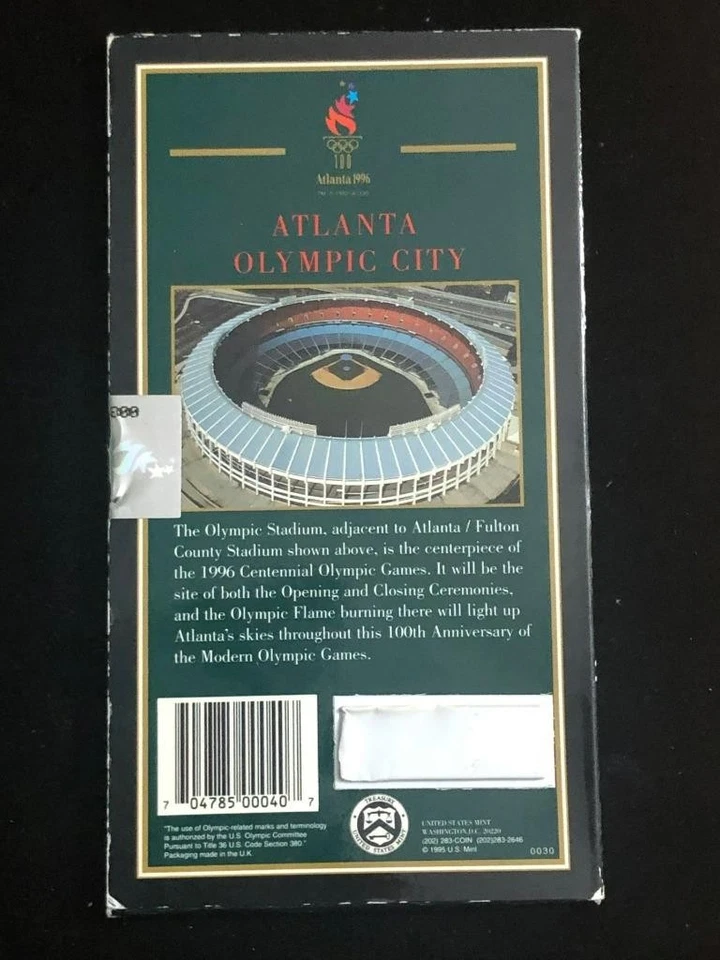 1996 Centennial Olympic Games Souvenir Dollar Mint Silver Coin Gymnastics - Image 2 of 4