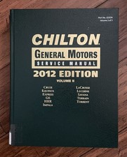 Chilton General Motors Service Manual 2012 Vo...