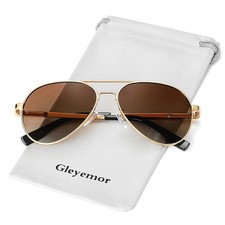 Kids Polarized Aviator Sunglasses for Juniors Teenagers Age 8-18 Gold/Gradie...