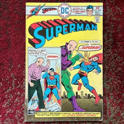 Superman #292 The Luthor Nobody Knows by Curt Swan + Bob Oksner 1975 DC Comics