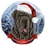 Holiday Pet Gifts Neapolitan Mastiff Tawny Uncropped Porcelain Ornament