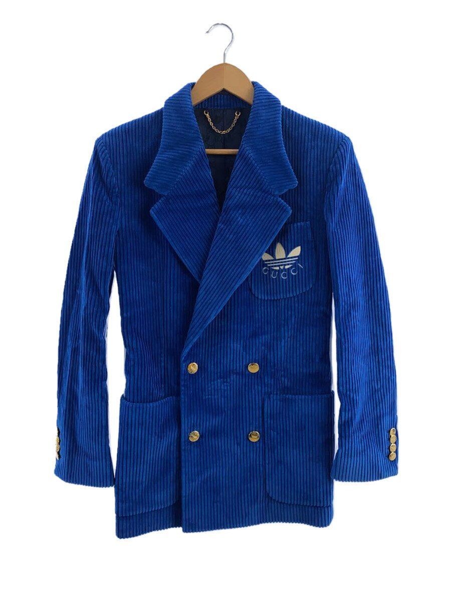 ALTRA GUCCI altro velluto giacca formale 44 velluto a coste blu 715570 ZAKQJ