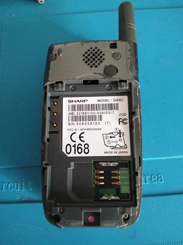 Cellulare Gsm Vintage Sharp GX10i Vodafone Da Collezione - Immagine 2 di 4