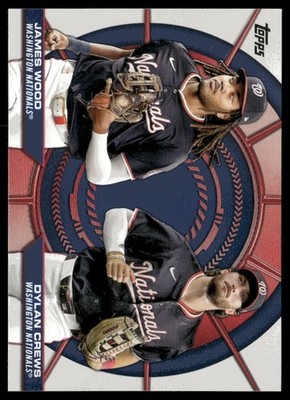 2025 Topps #DD-6 Dylan Crews / James Wood Dynamic Duos