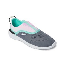 Speedo Women's Aquaskimmer Water Aqua Shoes Quick Drying Breathable, Gray, M