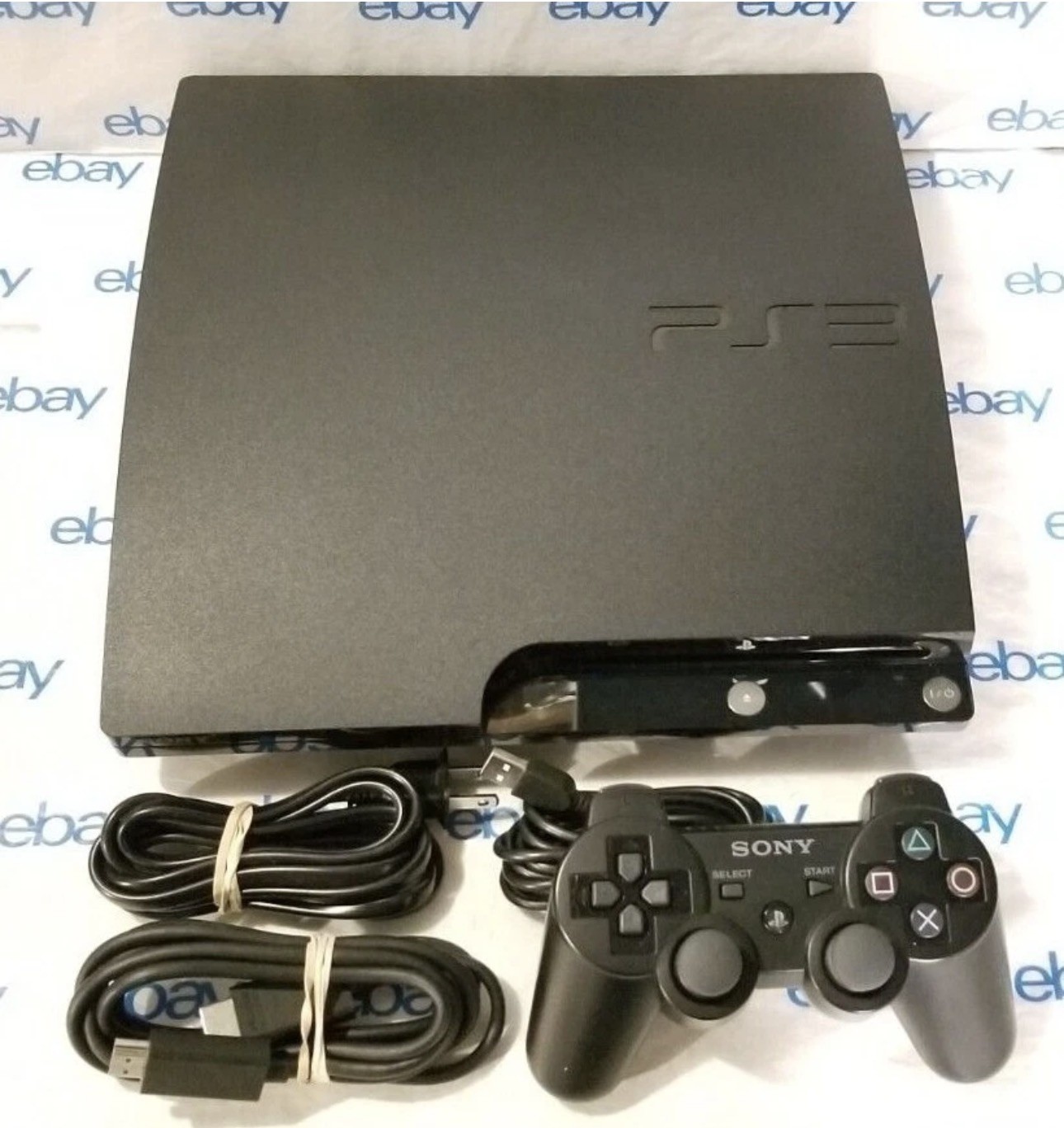 Sony PlayStation 3 PS3 Slim Console 160GB (3001A) w/ Working Games
