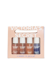 Victoria's Secret Body Care 4-Piece Hair  Body Mini Mist Gift Set 2.5 oz each