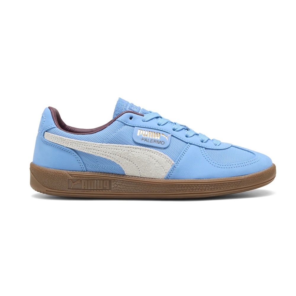 PUMA Palermo 0161 Lace Up Mens Blue Sneakers Casual Shoes 40216001