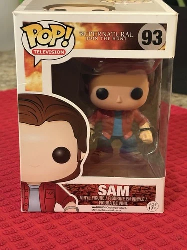 Funko Pop Supernatural Sam Winchester #93 BOX DAMAGE/tape On Box SEE PICS