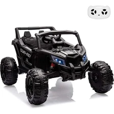 2 Seater Ride On Car, 24V Kids Ride On UTV Car w/Remote Control, 2×200W Motor El