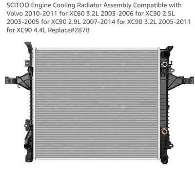 SCITOO Radiator Assembly   Volvo XC90 / XC60