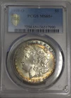 1898-O Morgan Silver Dollar PCGS MS65+ with nice toning