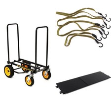 Rock N Roller R12RT All-Terrain 8-in-1 Folding Multi-Cart with Shelf and Straps