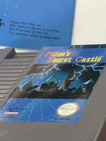 Milon's Secret Castle NES Game Cartridge  (Nintendo Entertainment System, 1988)