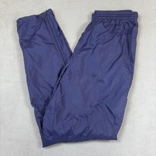 VTG Nike Pants Mens Medium Blue Nylon Tearaway Track Windbreaker Athletic USA