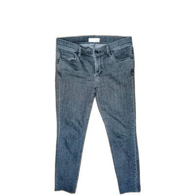 Loft 27/4 Women's Jeans. 2 Pairs: Bk Skinny 35x29; Brown Cuffed Crop 35x26. 